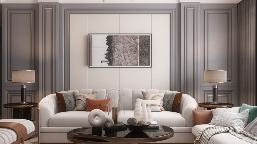 廠價直銷鑫順來XSL-2109實色豪華電視墻